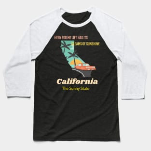 California the Sunny State Baseball T-Shirt